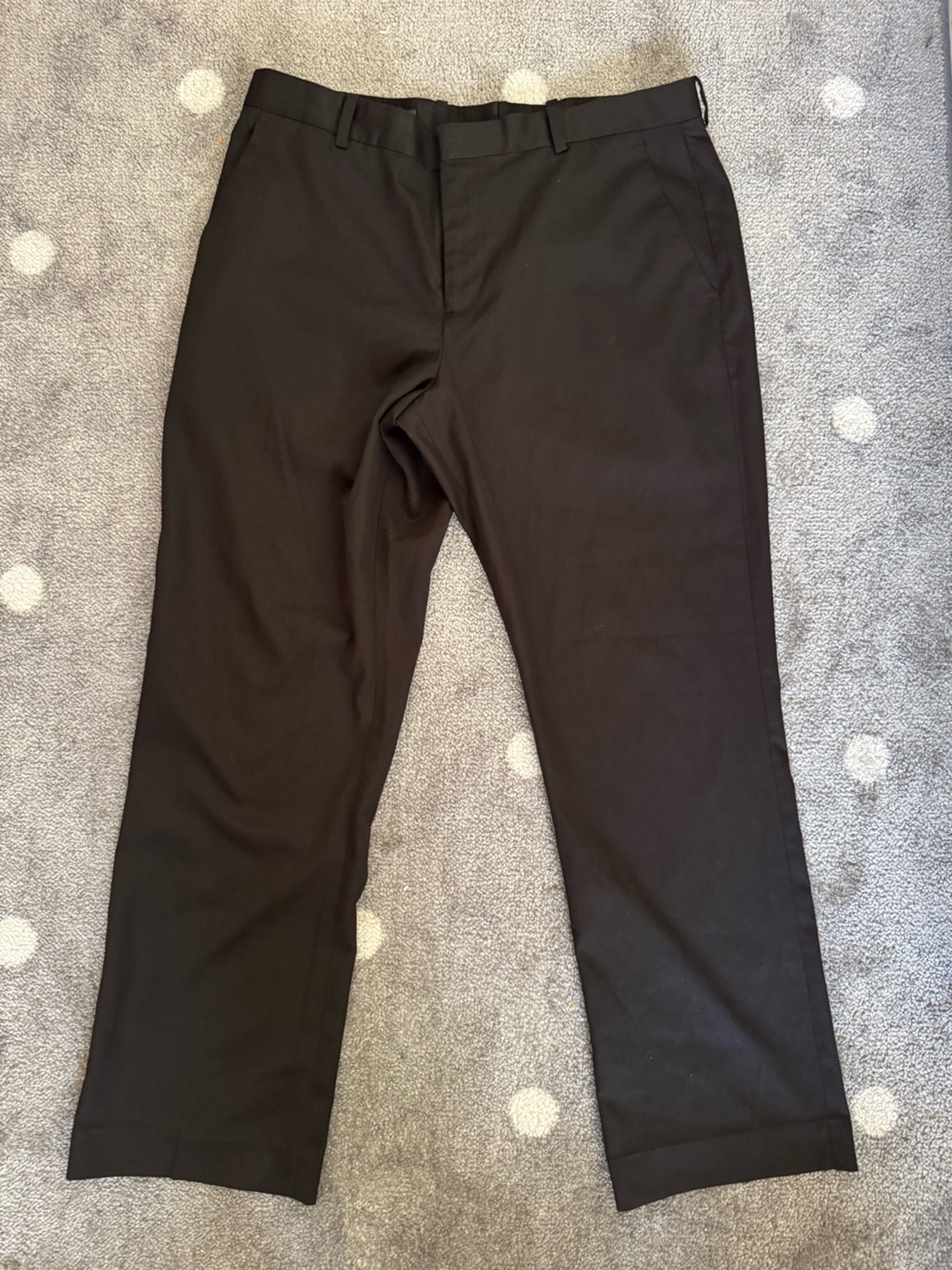 Perry Ellis Men's Black Straight-Leg Dress Joggers